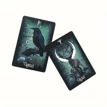 Preview: The Witch's Familiar Runic Oracle Tarotkarten